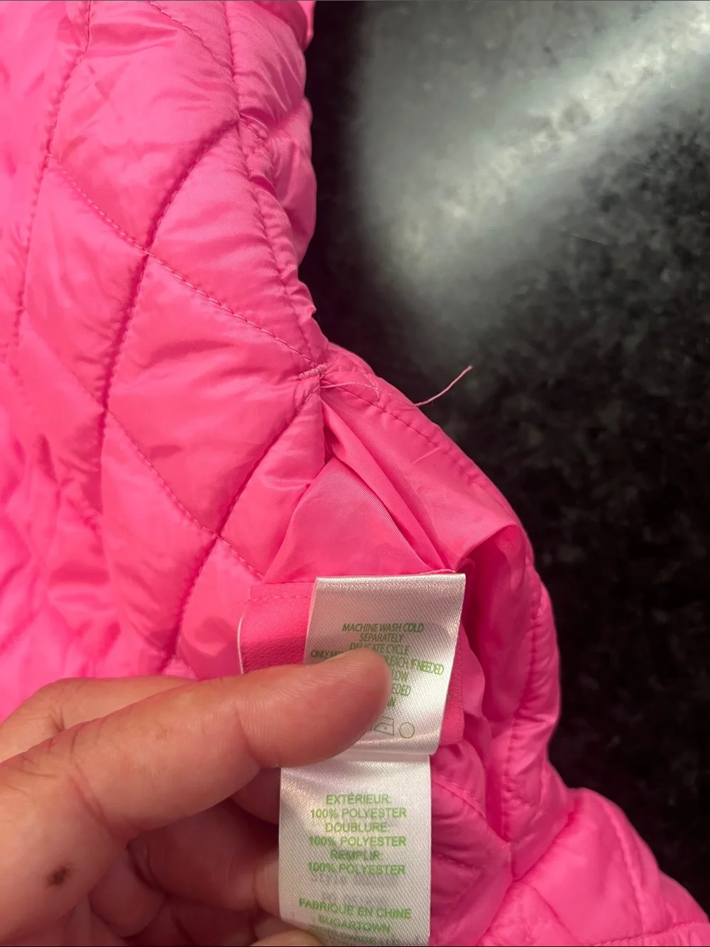 Lilly Pulitzer Hot Pink Quilted Girls' Vest